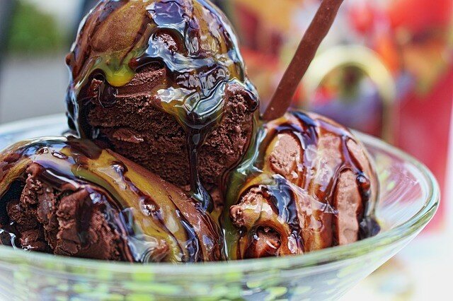 Ice creams for summer chocolate