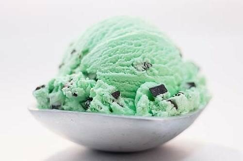 Ice creams for summer mint chocolate chip